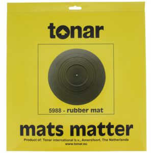 Tonar rubber draaitafel mat